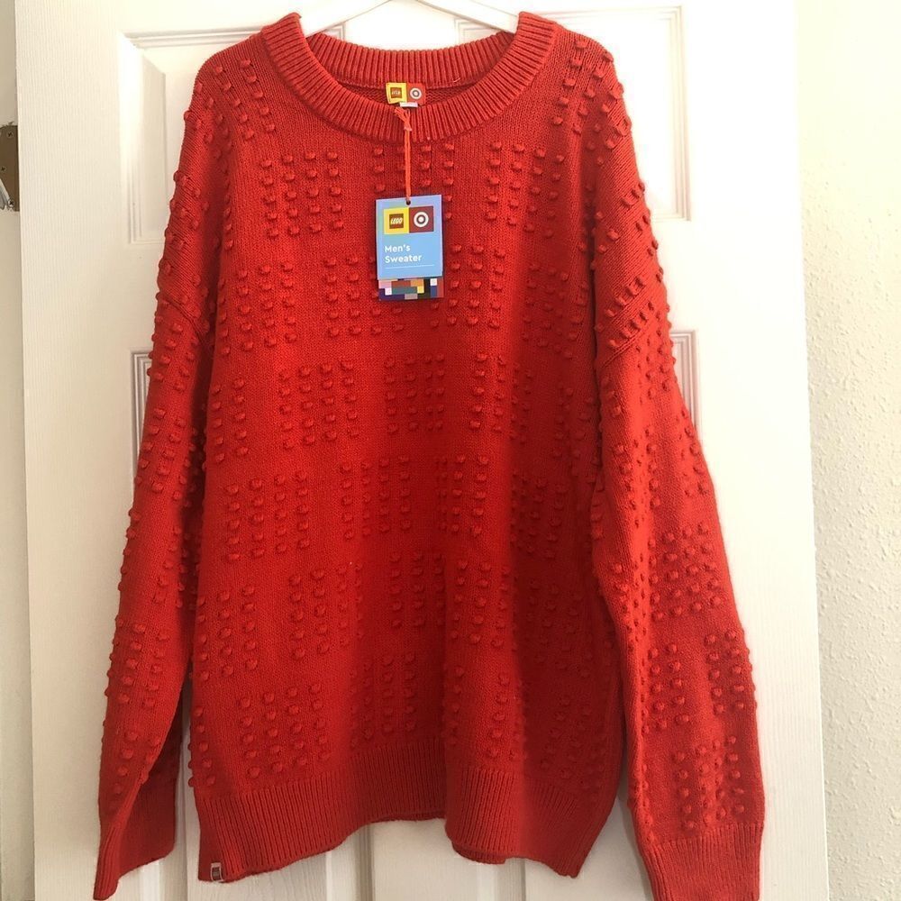 LEGO Collection x Target Men's Red Textured Sweater Size XL - Picture 3 of 4